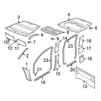 Nissan OE - Sun Visor Holder