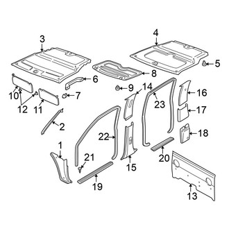 Nissan OE - Cab - Interior Trim (Crew Cab, Cab Trim), (Crew Cab)