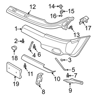 Nissan OE - Front Bumper - Bumper & Components