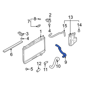 Nissan OE - Upper Radiator Coolant Hose