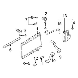 Nissan OE - Cooling - Radiator & Components (2.4L)
