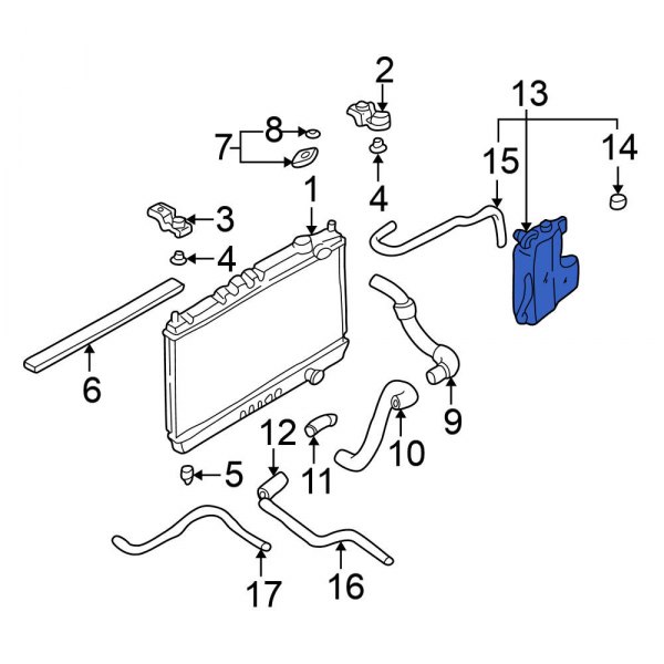 Engine Coolant Reservoir