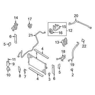 Nissan OE - Air Conditioner & Heater - Condenser, Compressor & Lines