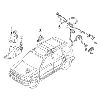 Nissan OE - Electrical - ABS Components (3.3L)
