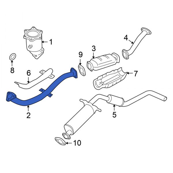 Exhaust Intermediate Pipe