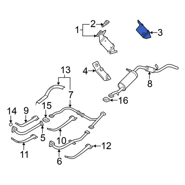 Catalytic Converter Heat Shield