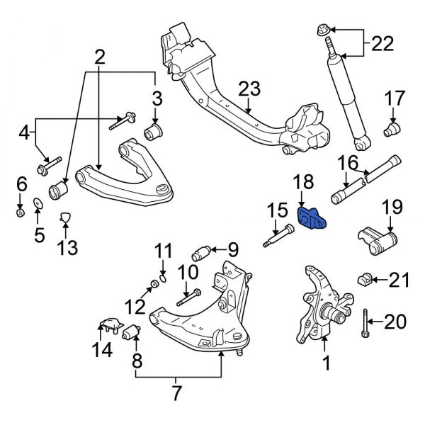 Nissan OE 540802S600 Front Torsion Bar Adjusting Arm