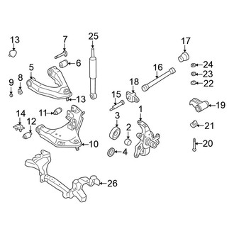 Nissan OE - Front Suspension - Suspension Components (4WD)