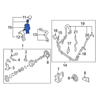 Nissan OE - Power Steering Reservoir