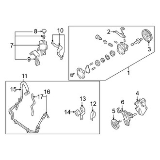 Nissan OE - Steering Gear & Linkage - Pump & Hoses (RWD 3.3L)