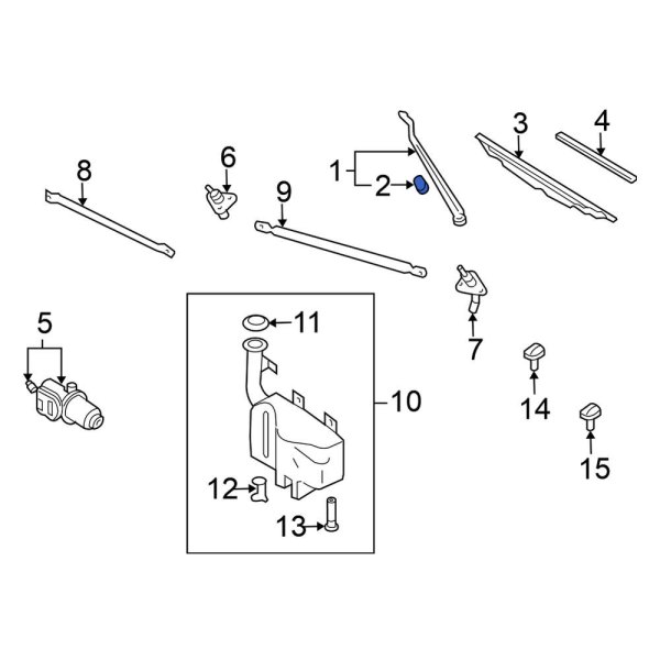 Windshield Wiper Arm Cover