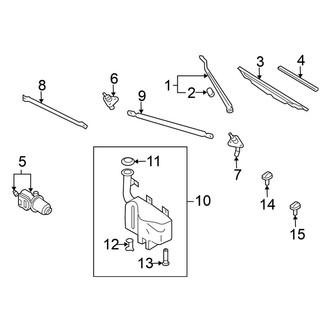 Nissan OE - Windshield - Wiper & Washer Components