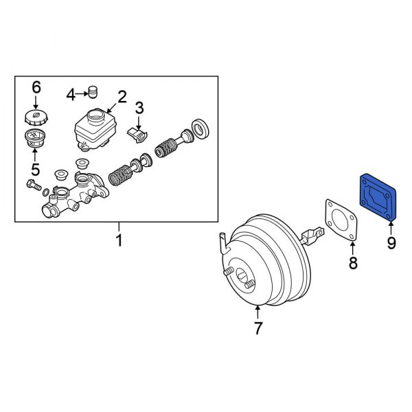 Nissan OE 4721101G00 Power Brake Booster Spacer