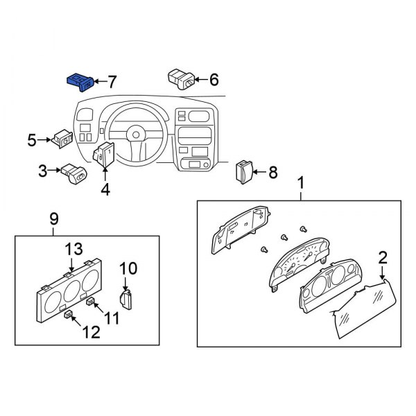 Windshield Wiper Switch