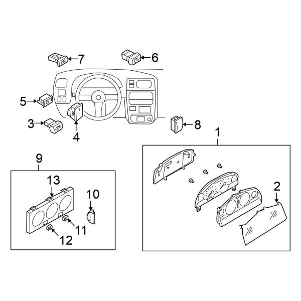 Instrument Panel - Cluster & Switches