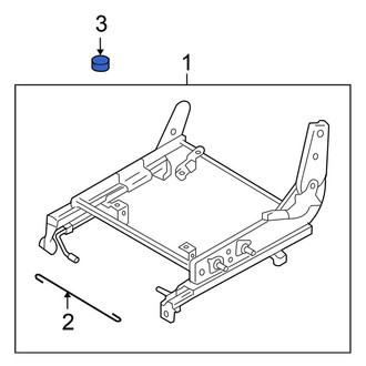 Nissan OE - Seat Track Cap