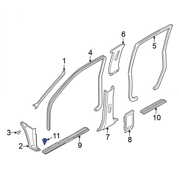 Door Sill Plate Clip