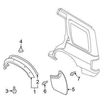 Nissan OE - Quarter Panel - Exterior Trim