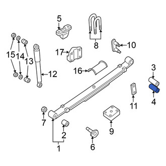 Nissan OE - Rear Lower Leaf Spring Bushing