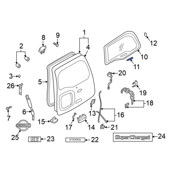 Liftgate Glass Seal