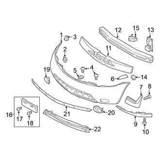Nissan OE - Front Bumper - Bumper & Components