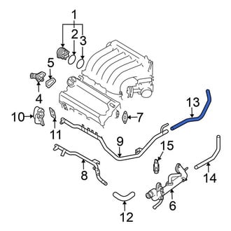 Nissan OE - HVAC Heater Hose