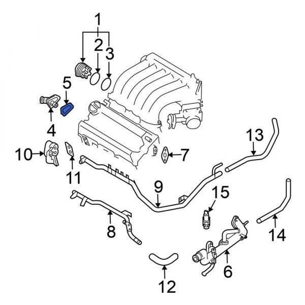 Engine Coolant Thermostat Housing Gasket