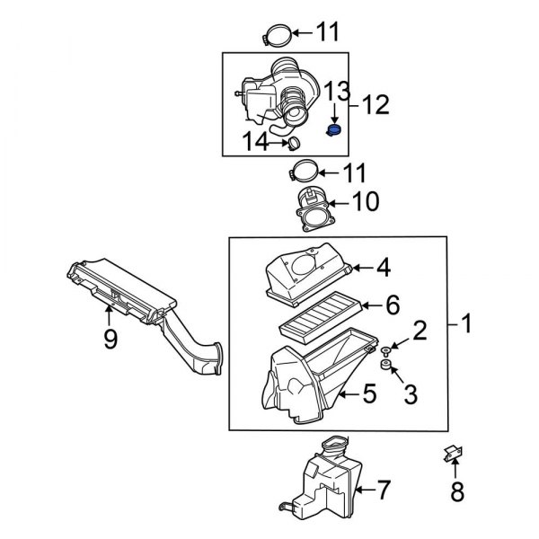 Engine Air Duct Clamp