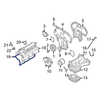 Nissan OE - Left Engine Valve Cover Gasket