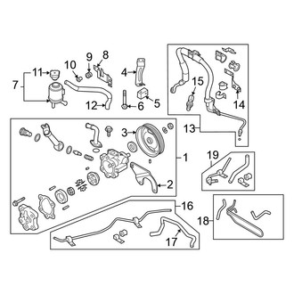 Nissan OE - Steering Gear & Linkage - Pump & Hoses