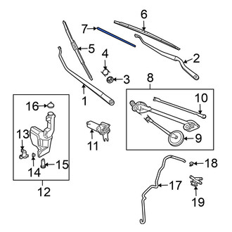Nissan OE - Front Right Wiper Blade Refill