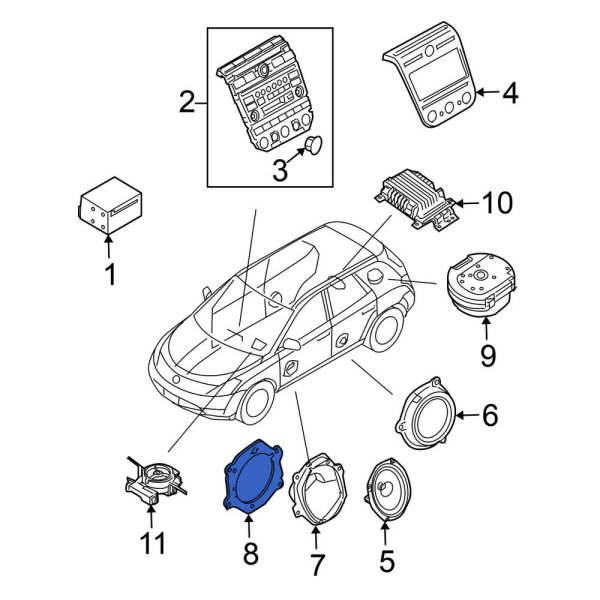 Radio Speaker Bracket