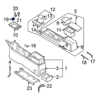 Nissan OE - Door Mirror Switch