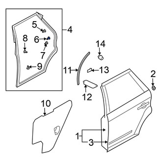 Nissan OE - Door Seal Clip