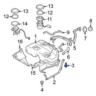 Nissan OE - Fuel Tank Strap Bolt