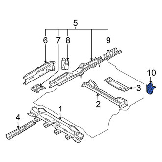 Nissan OE - Rear Tie Down Hook