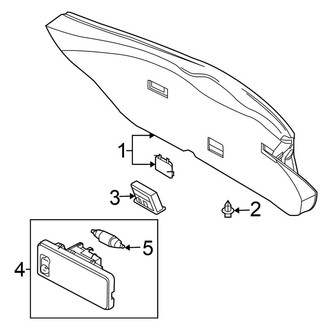 Nissan OE - Lift Gate - Interior Trim