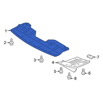 Nissan OE - Front Radiator Support Splash Shield