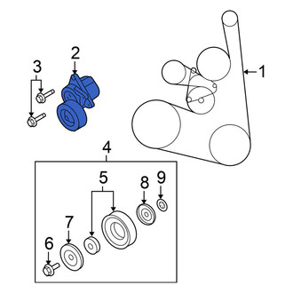 Nissan OE - Accessory Drive Belt Tensioner Assembly