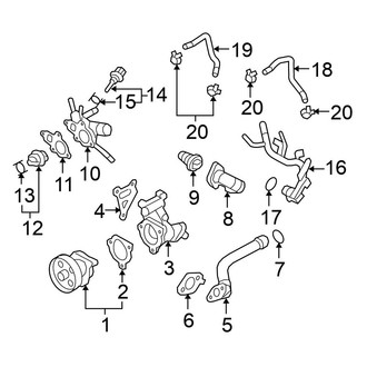 Nissan OE - Cooling - Water Pump