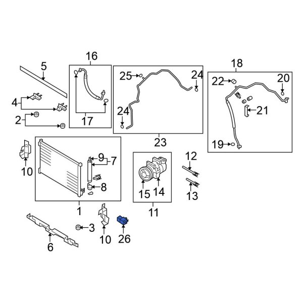 Nissan OE 277221VA0A Ambient Air Temperature Sensor