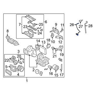 Nissan OE - A/C Evaporator Temperature Sensor