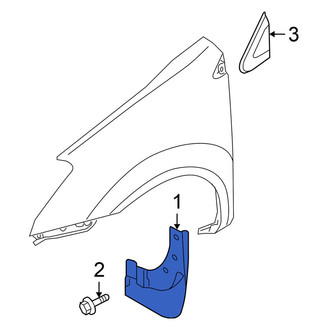 Nissan OE - Front Left Mud Flap