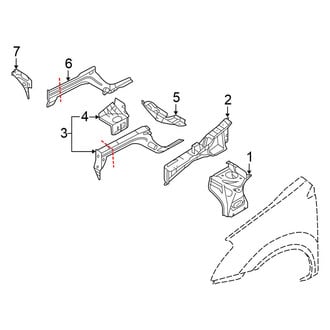 Nissan OE - Fender - Structural Components & Rails