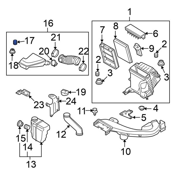 Engine Air Duct Insulator