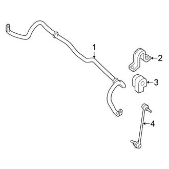 Nissan OE - Front Suspension - Stabilizer Bar & Components