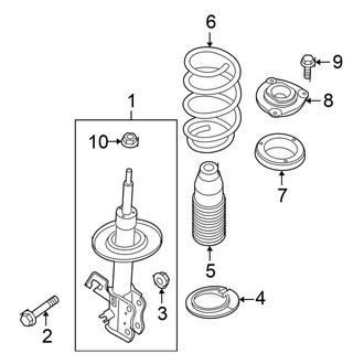 Nissan OE - Front Suspension - Struts & Components