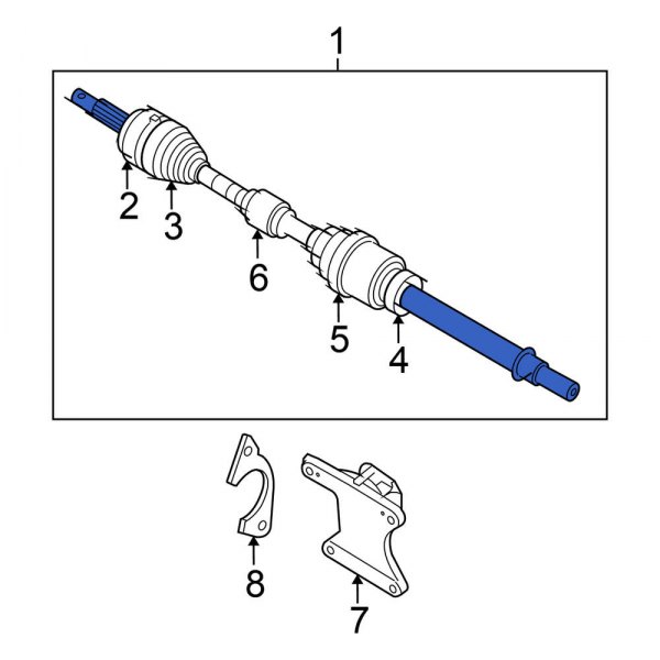 CV Axle Assembly