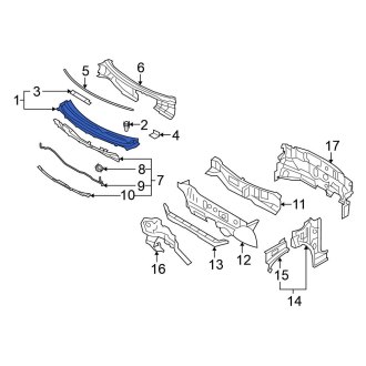 Nissan Rogue Cowl Panels & Parts - Vent Grills | CARiD