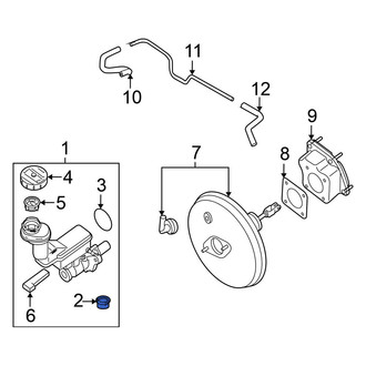 Nissan OE - Brake Master Cylinder Reservoir Gasket